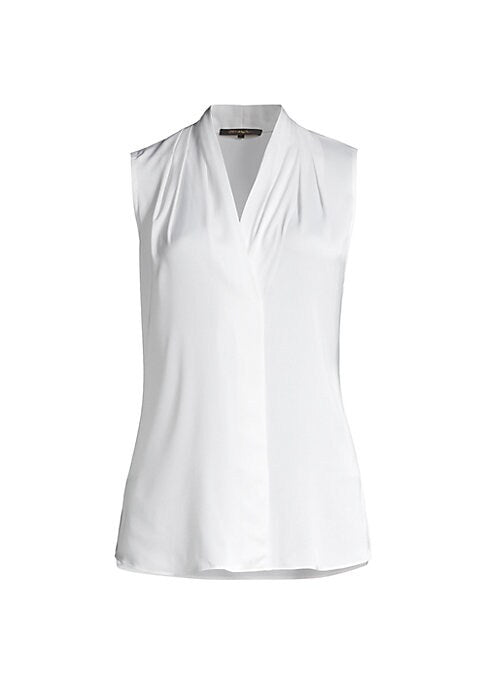 Gathered Silk Chic Blouse