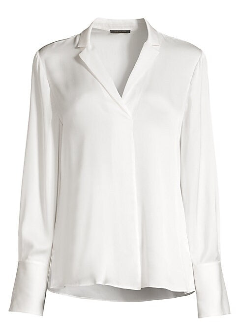 Elegant Silk Pullover Blouse