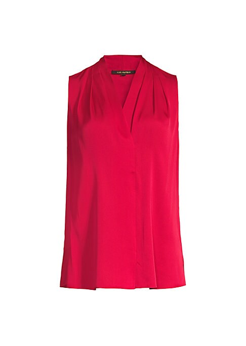 Elegant Draped Silk Top