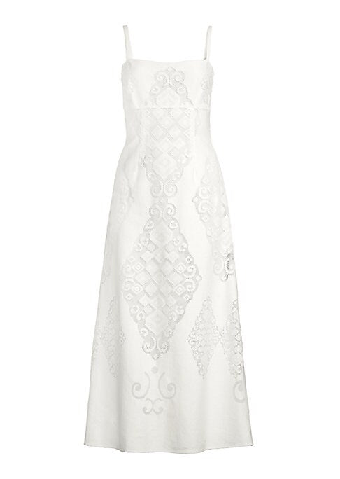 Lace Garden Midi Dress