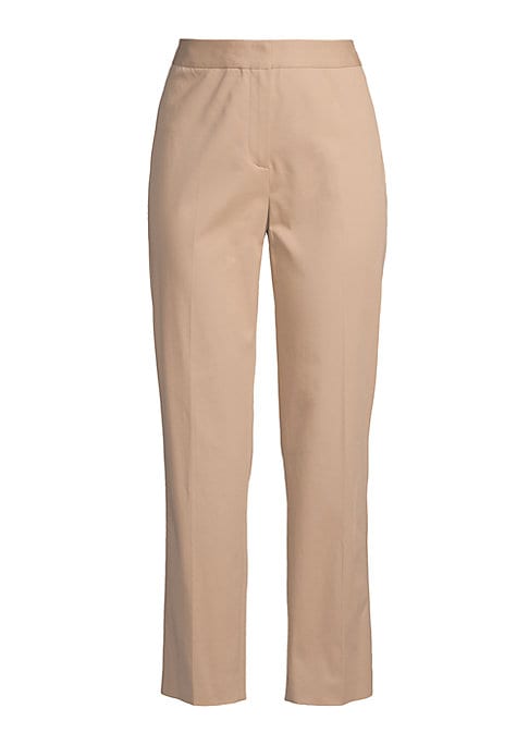 Chic Twill Ankle Trousers