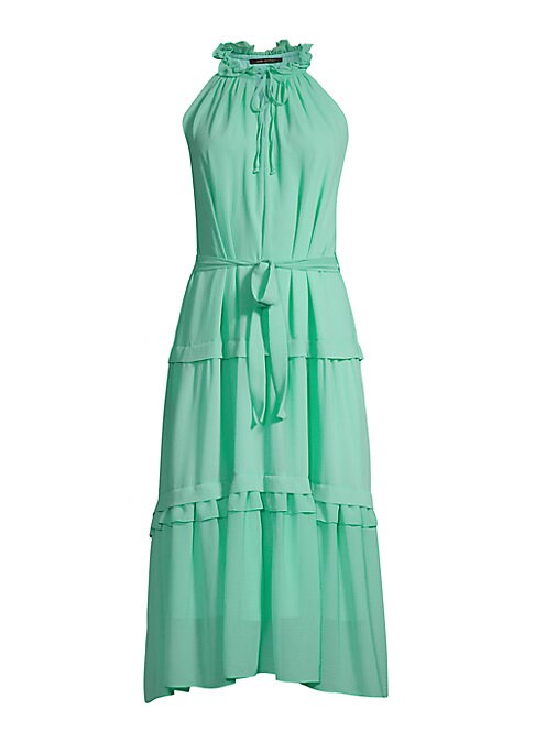 Crinkle Tie Midi Dress