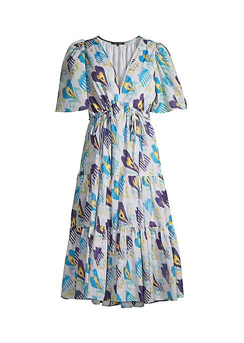 Batik Breeze Midi Dress