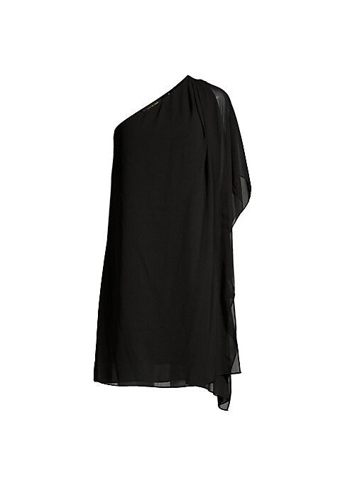 Chic Chiffon One-Shoulder Dress