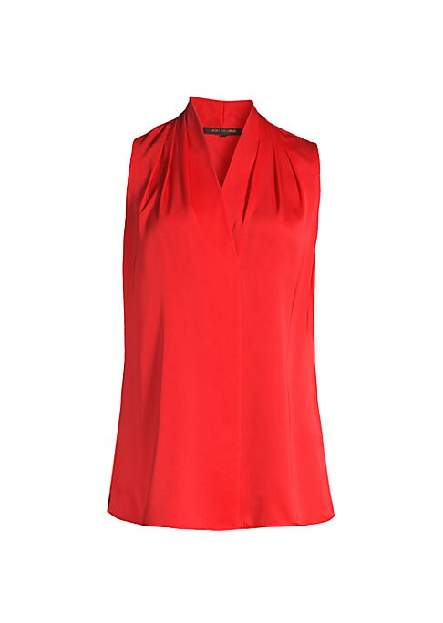 Luxe Silk Shawl Blouse