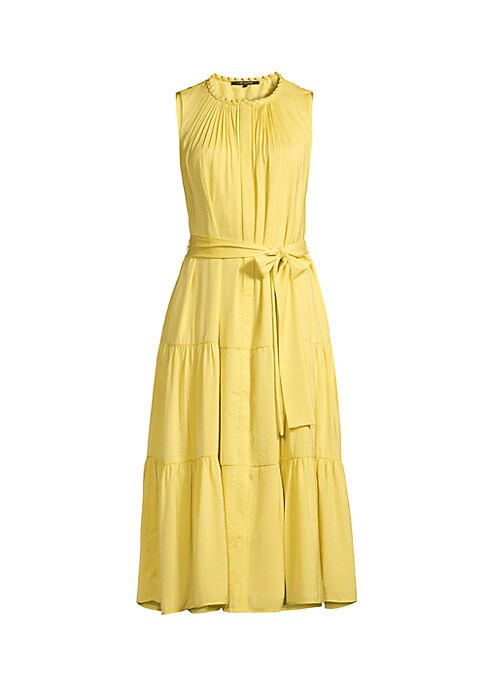 Tiered Satin Elegance Dress