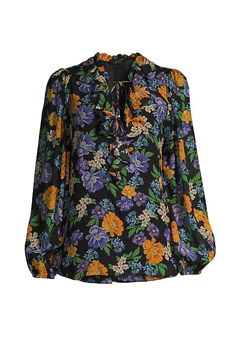 Floral Cascade Blouse