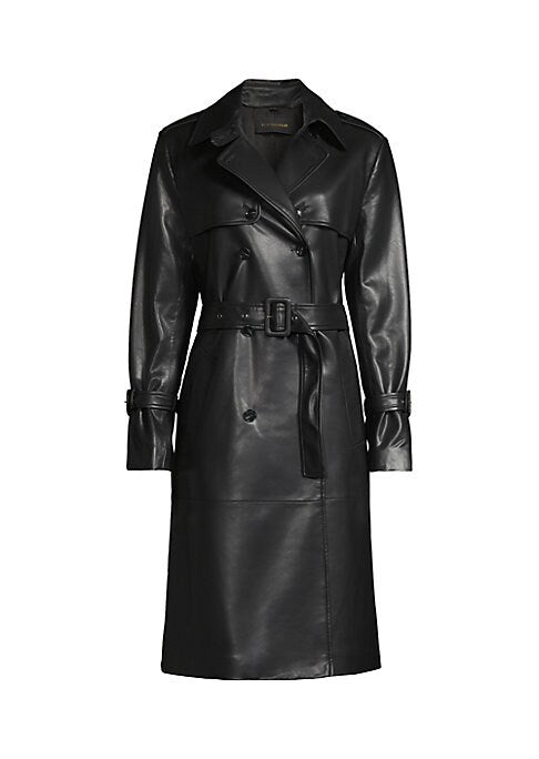 Chic Faux Leather Coat