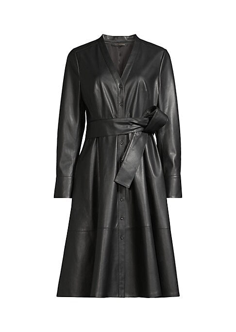 Chic Convertible Leather Dress