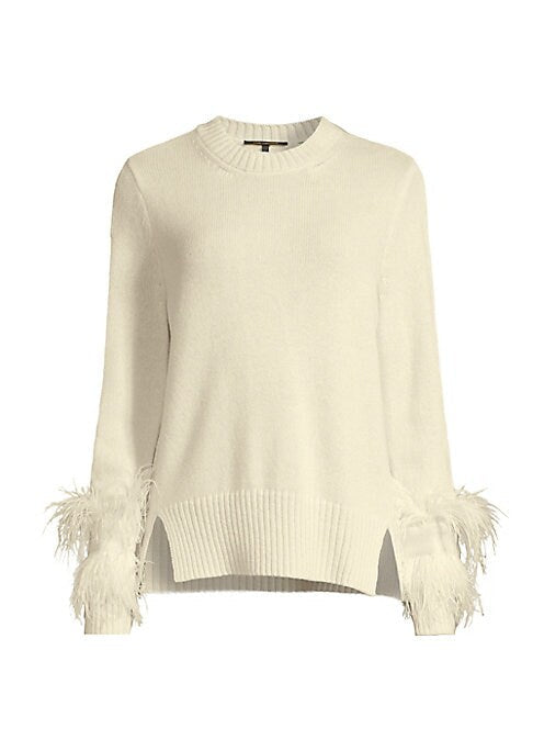 Feathered Elegance Sweater