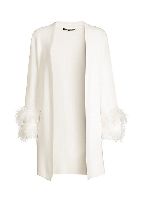 Feathered Shawl Sweater