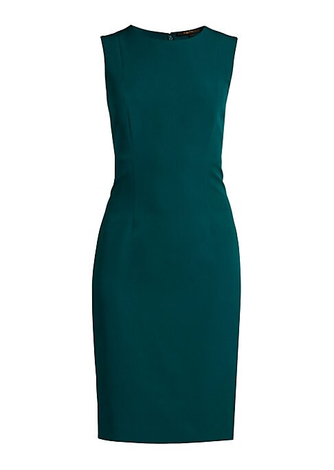 Elegant Twill Sheath Dress