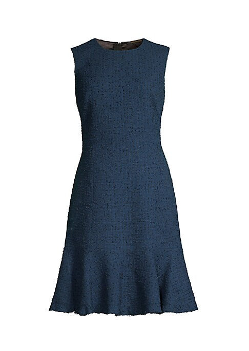 Chic Tweed A-Line Dress