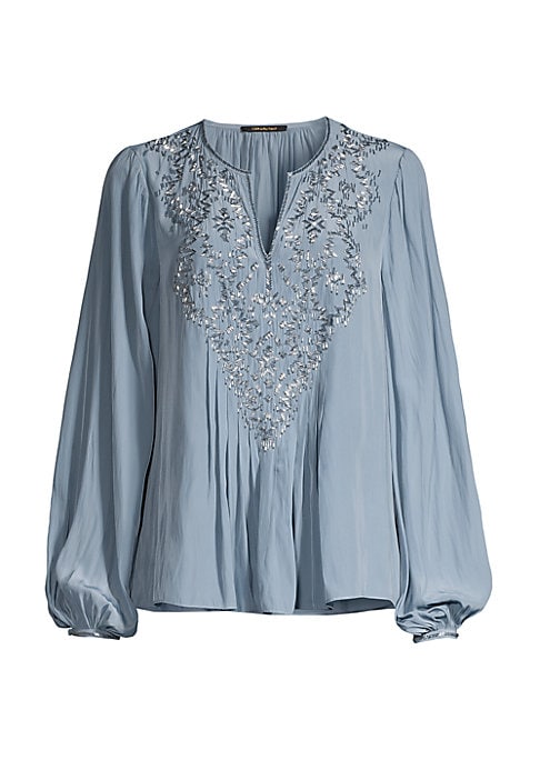 Glistening Satin Top
