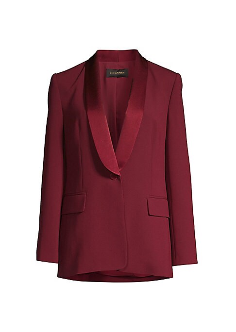 Satin Lapel Blazer