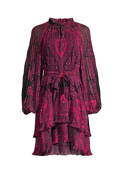 Paisley Ruffle Dress
