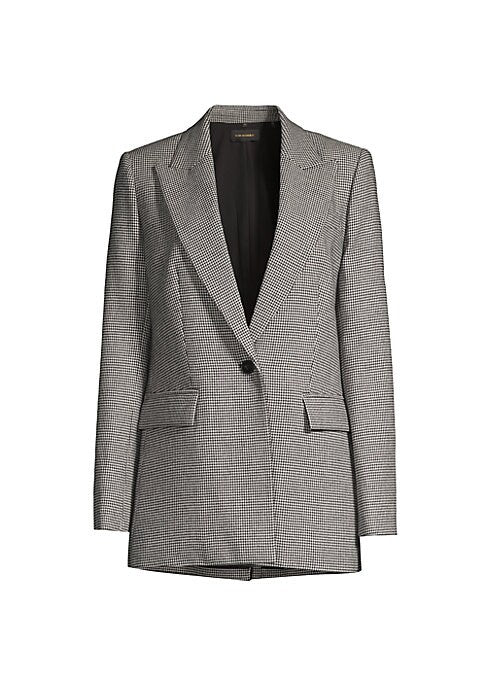 Chic Houndstooth Jacket