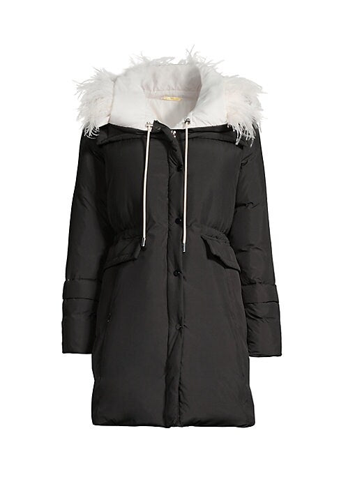 Feathered Elegance Coat