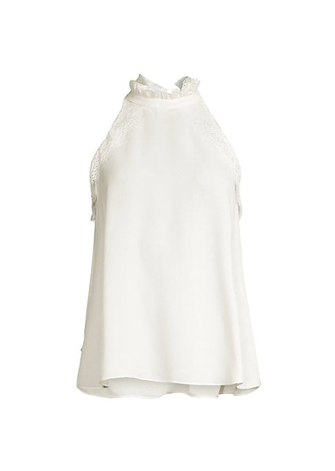Luxe Lace Halter Blouse