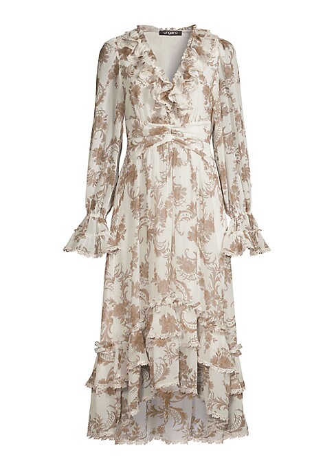 Romantic Floral Midi Dress