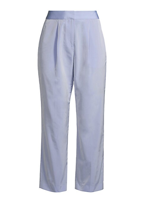 Chic Cropped Taffeta Pants