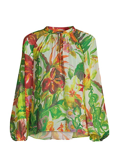 Vibrant Chiffon Breeze Top