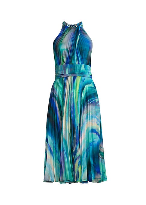 Atlantic Swirl Midi Dress