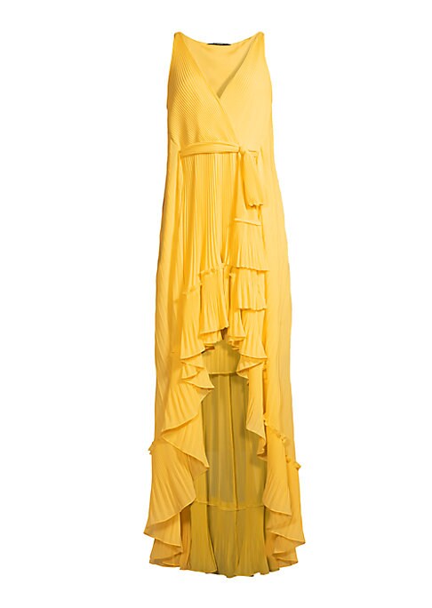Ruffled High-Low Dress