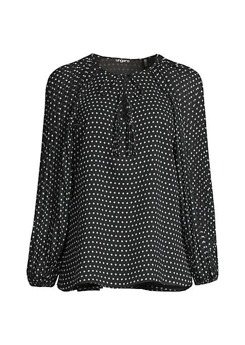 Chiffon Dotted Blouse