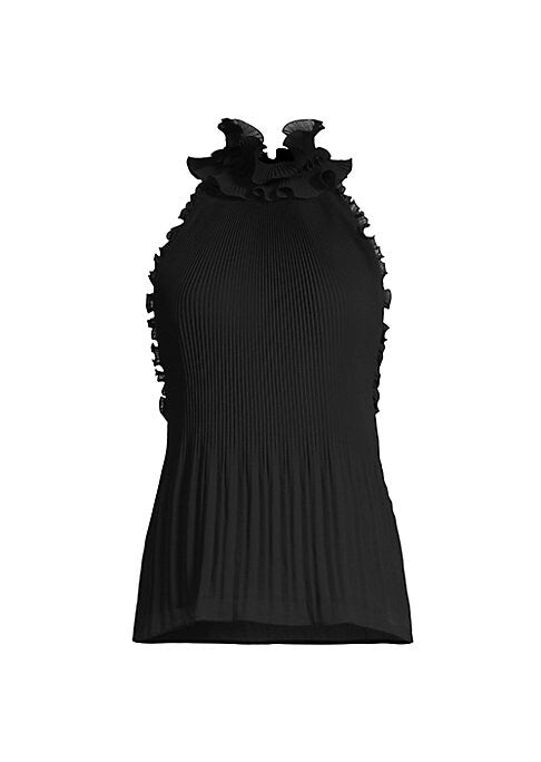Ruffled Crepe Chic Blouse
