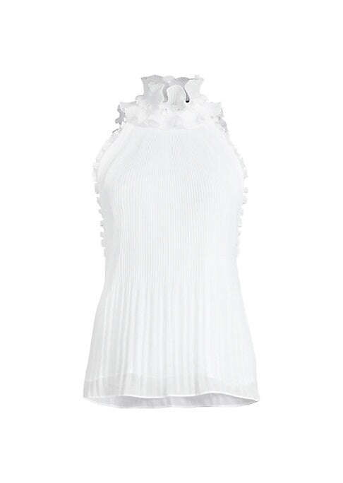 Chic Ruffled Chiffon Top