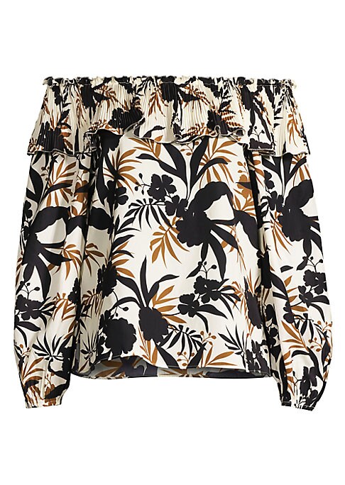 Floral Puff Sleeve Blouse