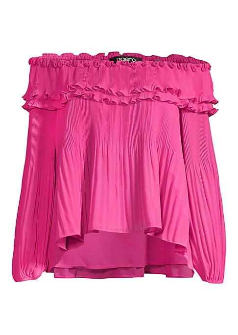 Ruffled Off-Shoulder Blouse