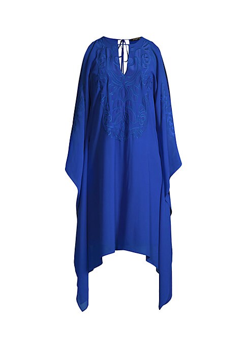Embroidered Cold-Shoulder Dress