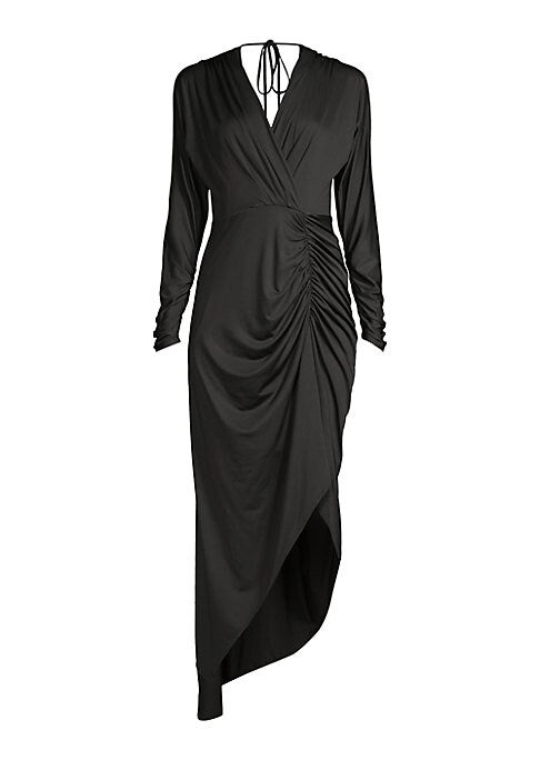 Elegant Ruched Midi Dress