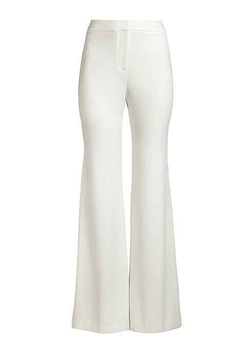 Chic Satin Flare Trousers