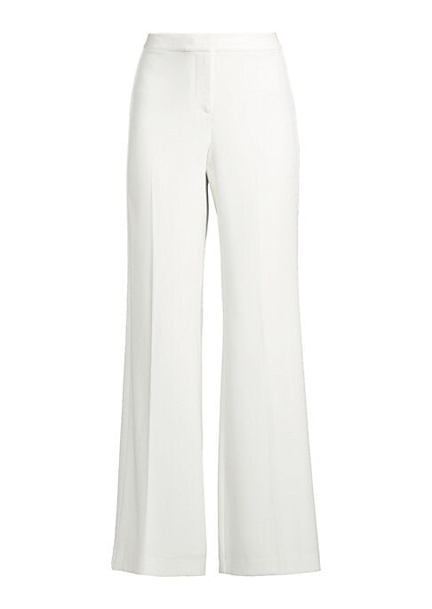 Satin Straight-Leg Trousers