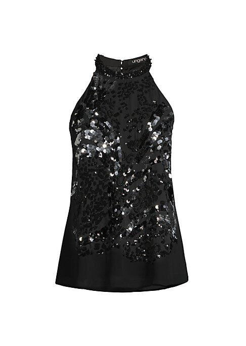 Sequin Halter Chic Top