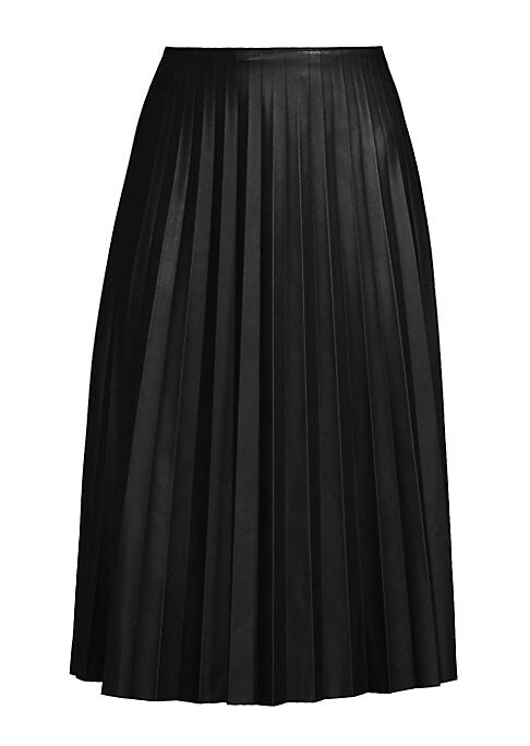 Chic Vegan Leather Skirt