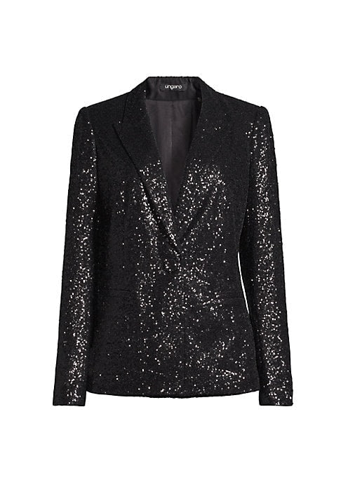 Sparkling Mesh Blazer