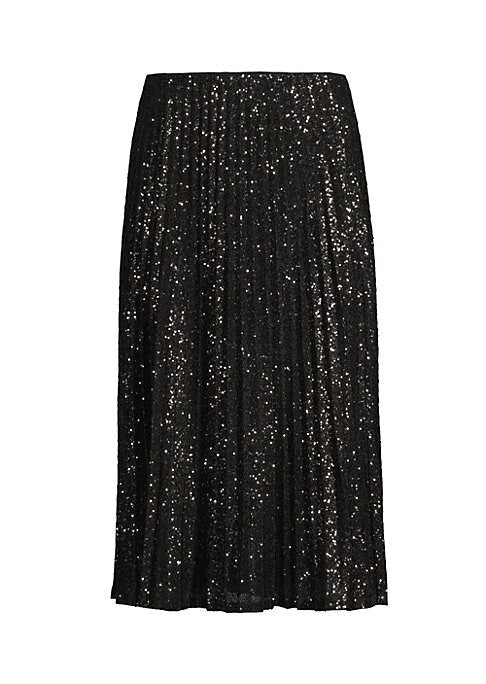 Glittering Midi Sequin Skirt