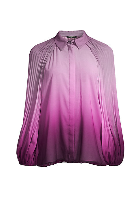Chic Ombre Cape Blouse