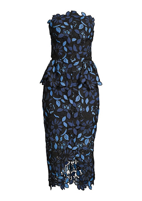 Lace Peplum Charm Dress