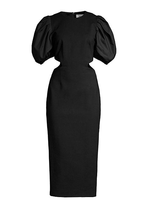 Dramatic Cutout Midi Dress