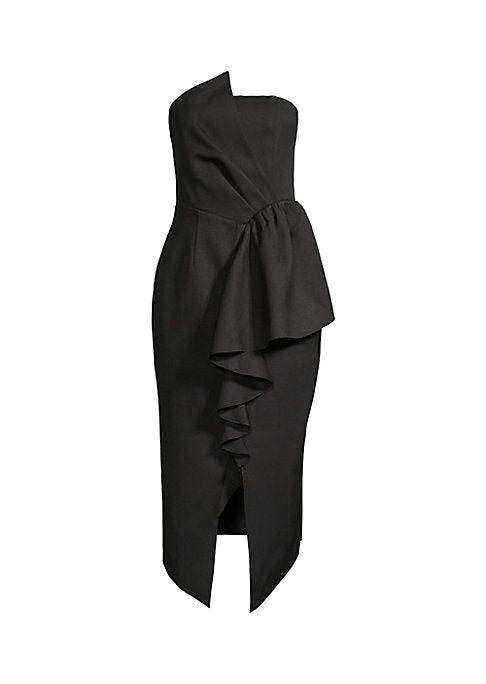 Ruffled Peplum Dress