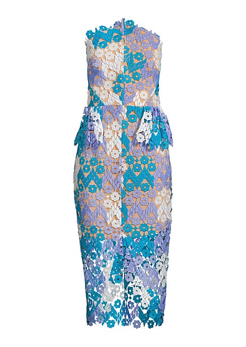 Lace Peplum Elegance Dress