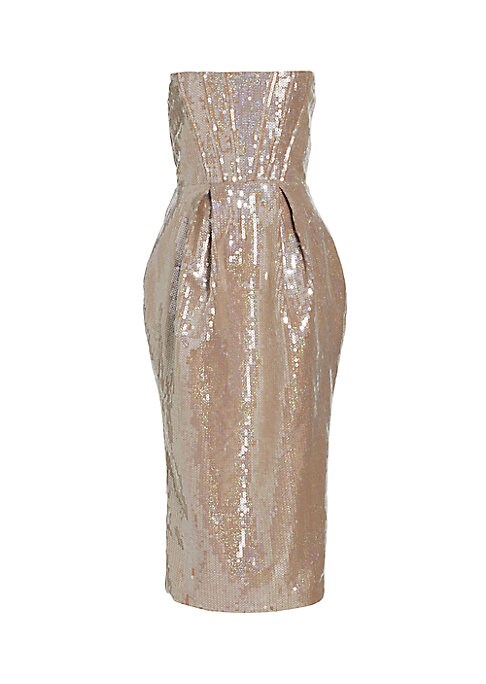 Radiant Corset Midi Dress