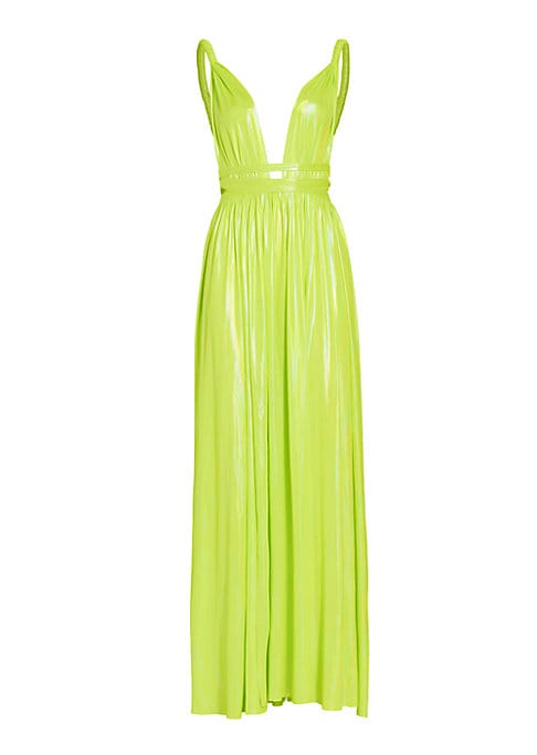 Metallic Elegance Gown