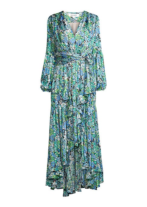 Floral Ruffle Maxi Dress