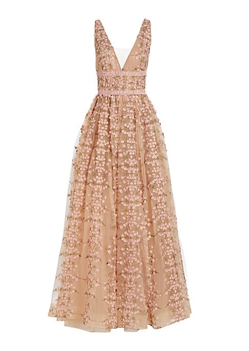 Floral Lace Maxi Dress